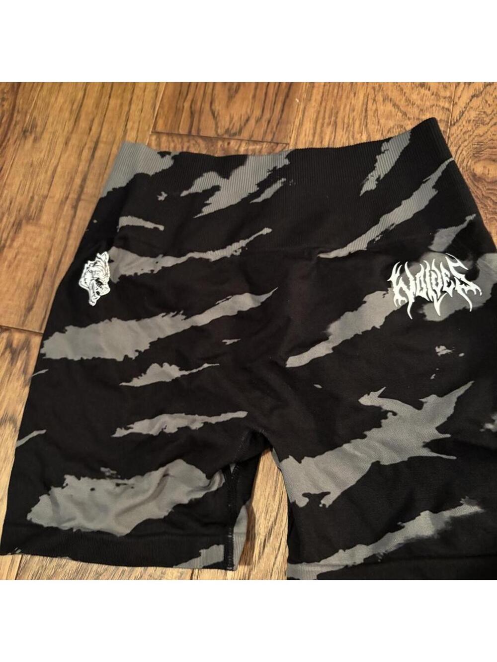 Darc Sport Women's Black and Multi Shorts